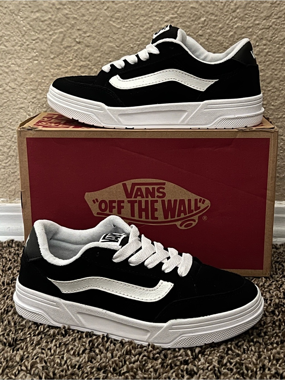 Vans Kids Hylane Shoe Black Color Youth Size- 3